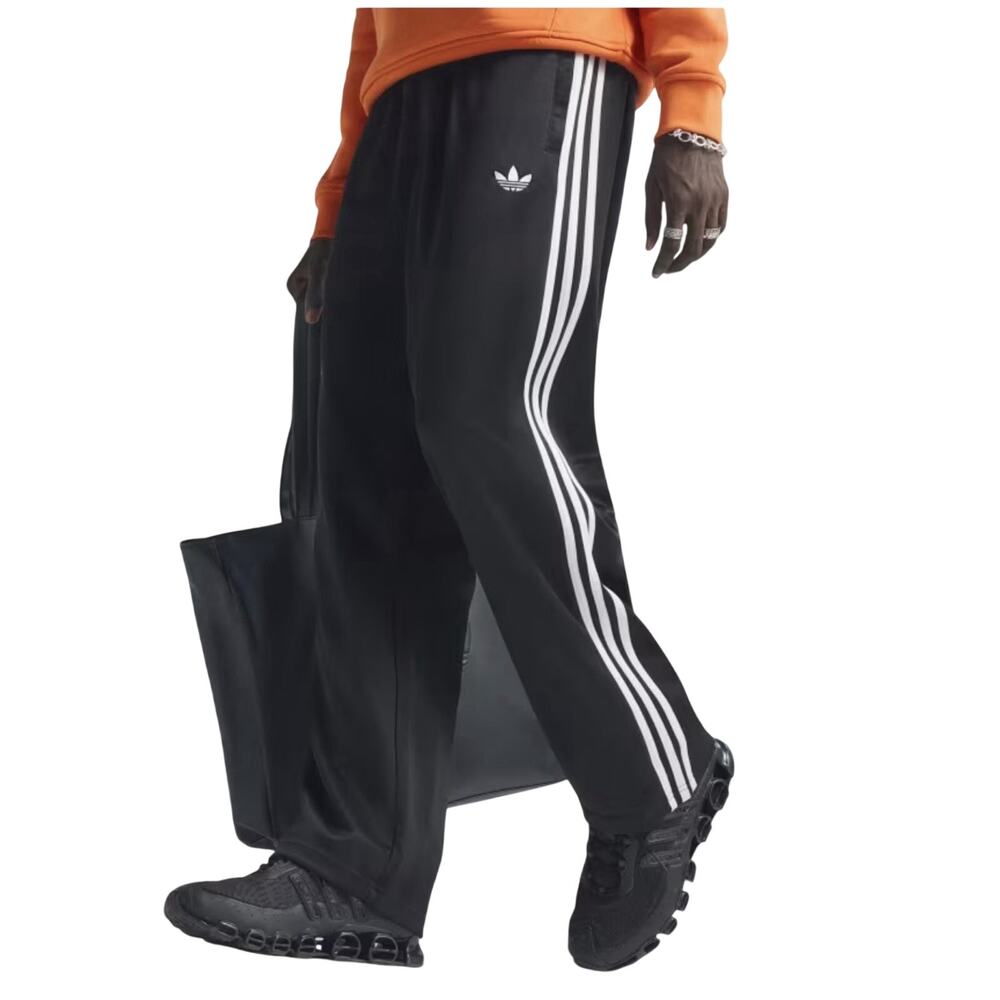 Adidas Originals Adicolor Firebird Mens M Baggy Track Pant Black IZ4801 NWT